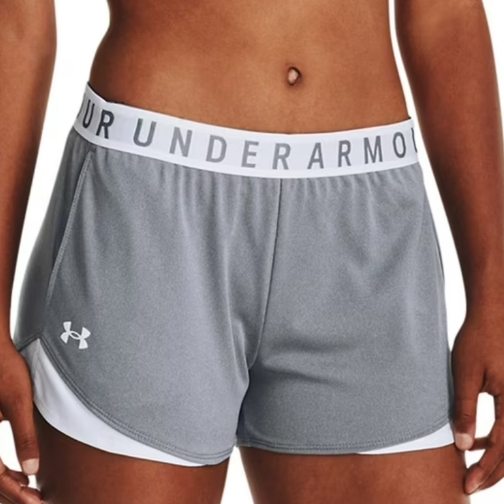 New Under Armour Gray Play Up Athletic Shorts 3.0